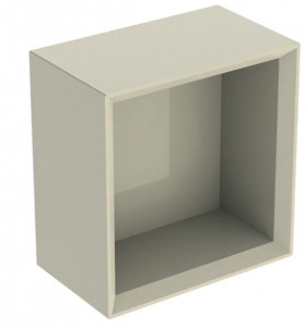 GEBERIT GEBERIT 502.321.JL.1 Szafka iCon kwadratowa 22,5 cm x 23,3 cm x 13,2 cm Piaskowo-szary Lakierowany na wysoki połysk