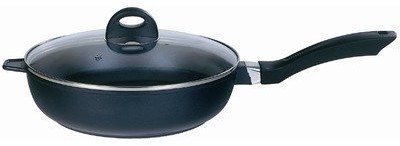 GSW Gourmet 415248 duża patelnia z pokrywką, 24 cm 415248