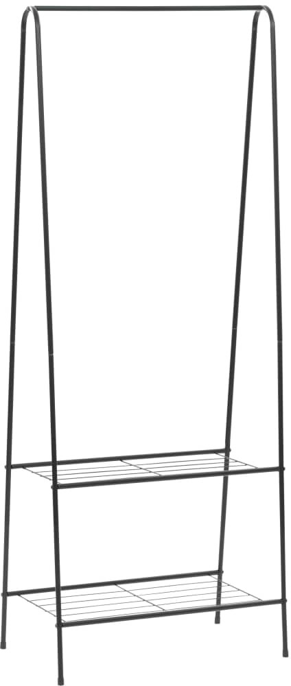vidaXL Wieszak na ubrania, 59 x 35 x 150 cm, czarny
