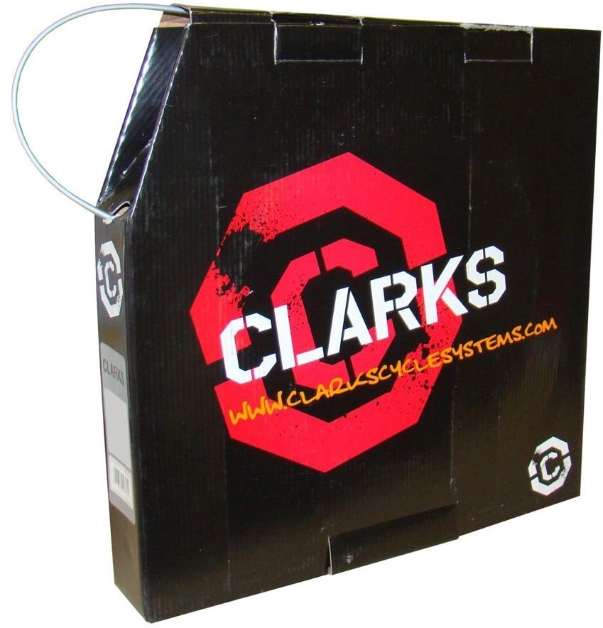 Clark's Clark's, Pancerz hamulca, 2P 5mm z teflonem, srebrny, rozmiar uniwersalny