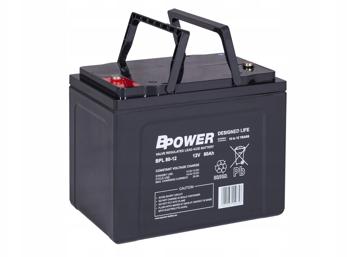 Akumulator 80AH 12V Agm Zasilanie awaryjne bufor