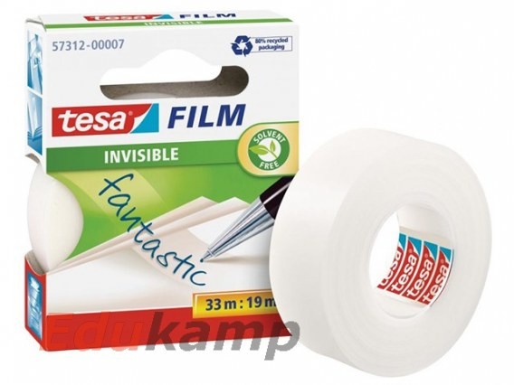 Tesa Taśma biurowa TESAFILM Invisible mleczna 33mx19mm AA056TES
