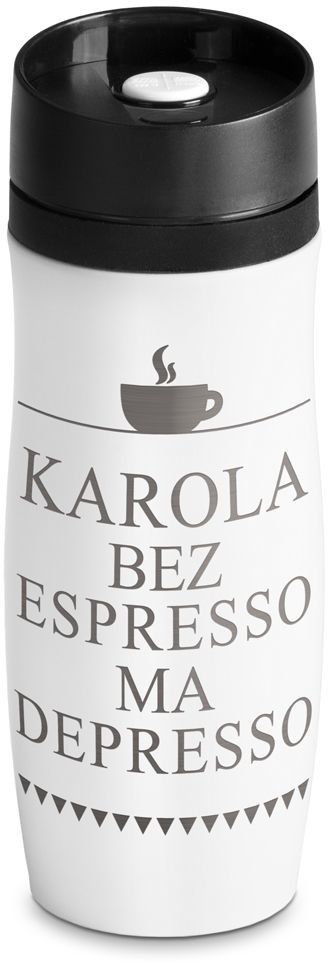 Murrano Kubek Termiczny Termos Biały Espresso GRAWER KUB-B-014