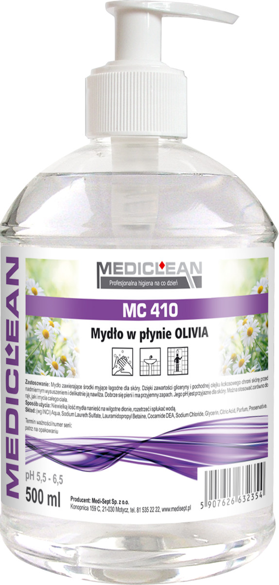 Mediclean Mediclean MC 410 Olivia mydło w płynie 500 ml
