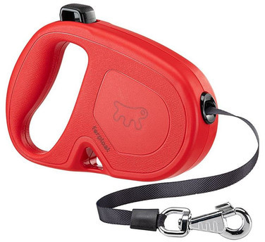 Ferplast Flippy One Tape L Smycz automatyczna Taśma 5 m Czerwony