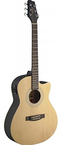Stagg Elektroakustyczna gitara audytorialna z topem lipowym 21727