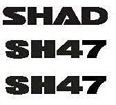 Shad SHAD Zestaw naklejek D1B47ETR SH47 D1B47ETR