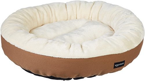 AmazonBasics okrągłe łóżko dla zwierząt domowych, okrągły