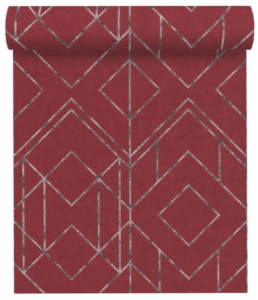 A.S. Creation Tapeta Metropolitan 378692 czerwona winylowa na flizelinie