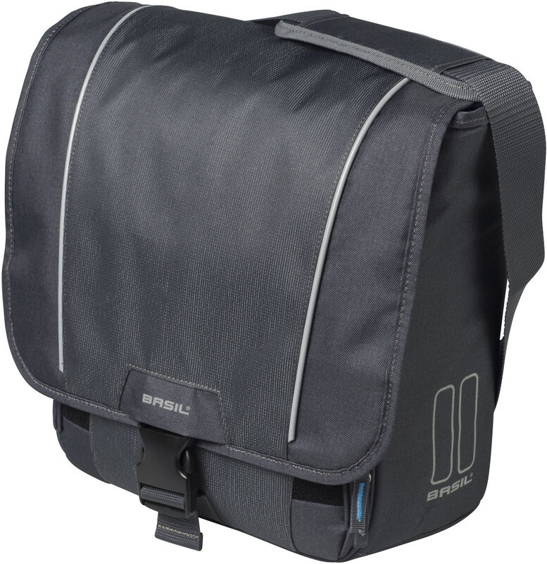 Basil Sport Design Bicycle Commuter Bag 18l, graphite 2021 Sakwy 17742