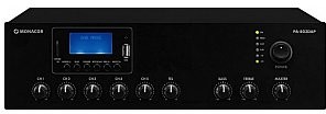 Monacor PA-803DAP Cyfrowy wzmacniacz miksujący PA, mono, MP3, USB/SD, FM, DAB+, BT, 30W RMS PA-803DAP