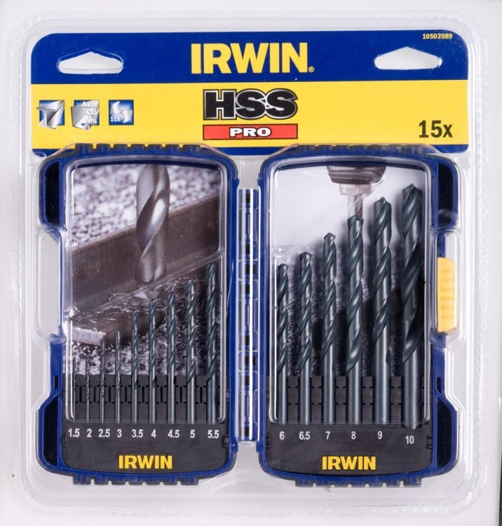 Irwin KOMPLET WIERTEŁ DO METALU HSS PRO 25 SZTUK 1-13MM I-10502504