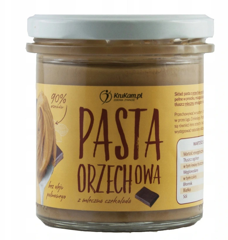 KruKam - Pasta orzechowa z mleczną czek HAN07192