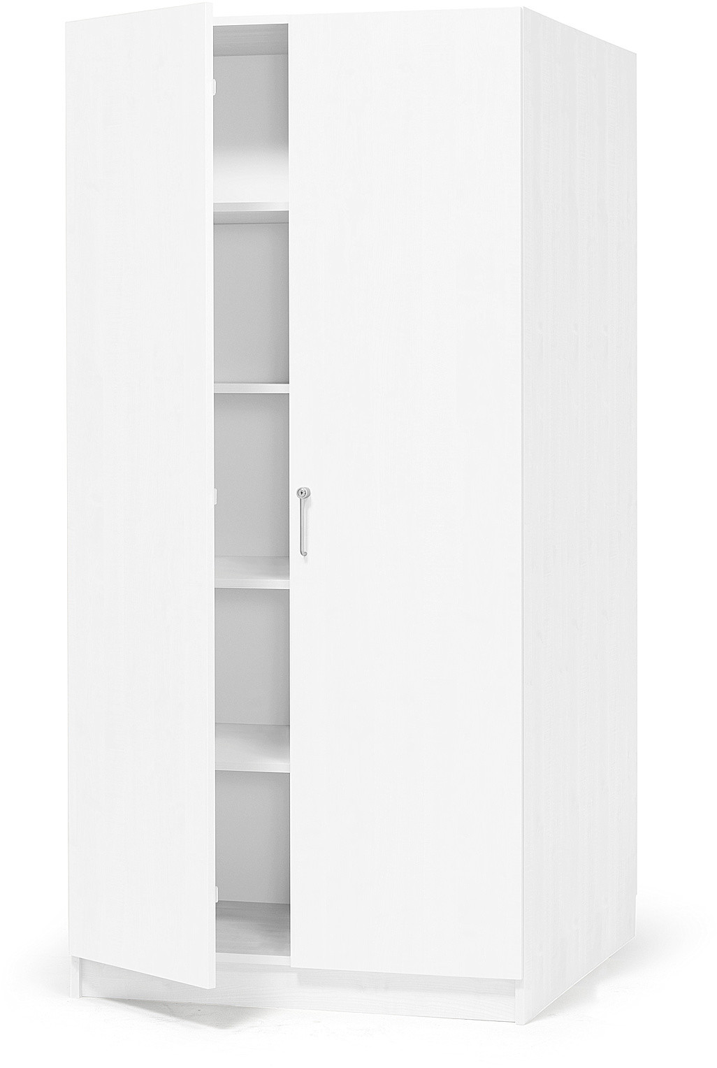 AJ Szafa pełne drzwi 2100x1000x600 mm biały 371673