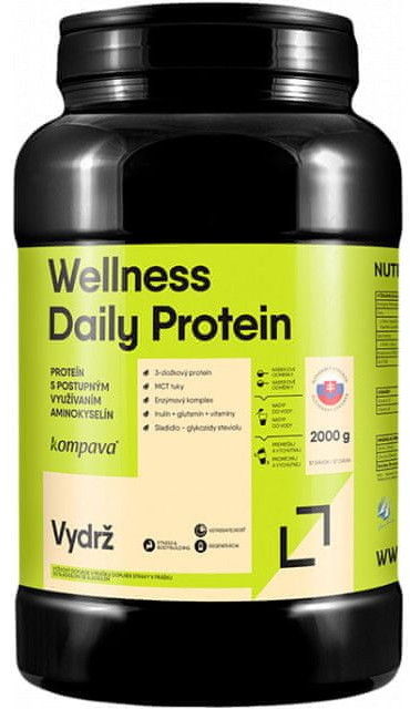 Kompava Wellness Daily Protein 2000 g czekoladowo kokosowy