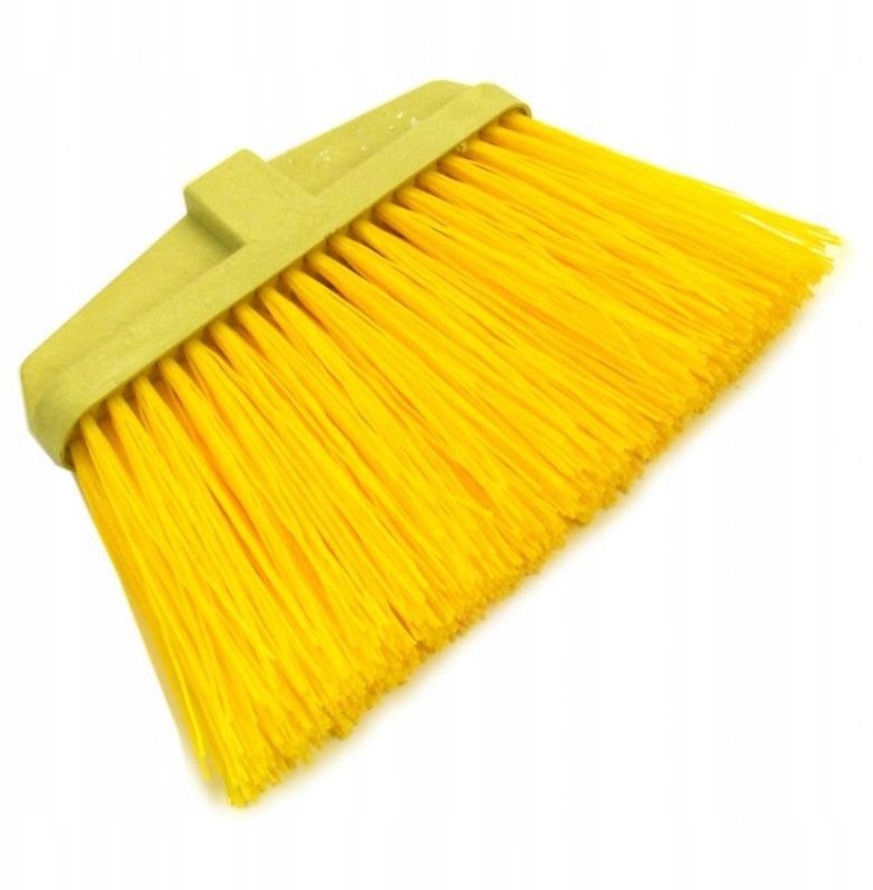 Miotła Gospodarcza nylonowa ogrodowa yellow 25 cm