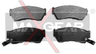 MaxGear Zestaw klocków hamulcowych, hamulce tarczowe 19-0476