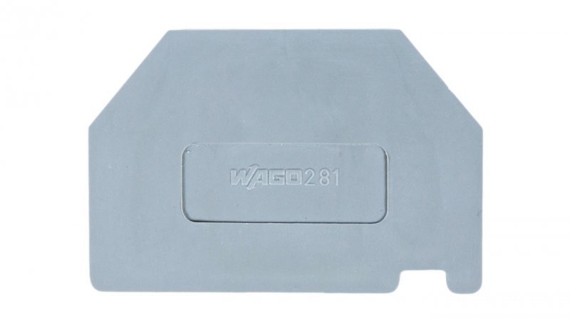 Wago Ścianka rozdzielająca szara 281-332 /25szt./ 281-332