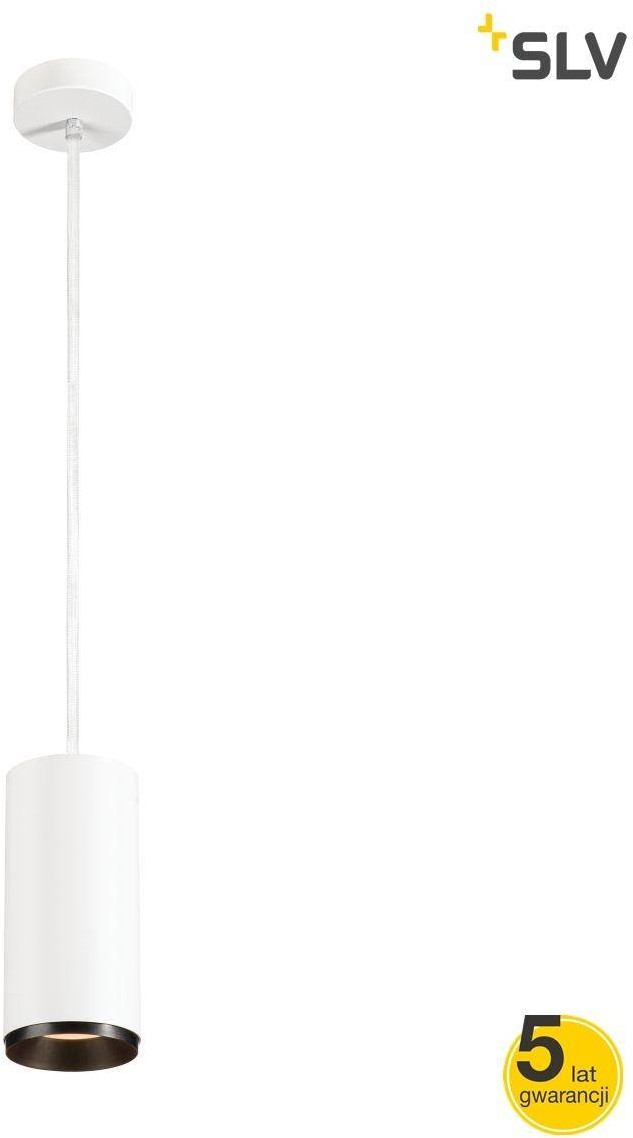 Spotline SLV NUMINOS PD DALI L wewnętrzna oprawa wisząca LED biała/czarna 2700 K 24° 1004630) SLV 1004630