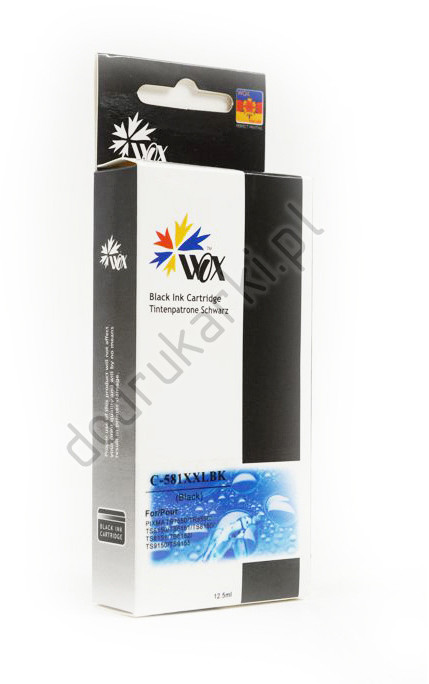 Wox Canon CLI-581BKXXL zamiennik tusz czarny - 12.5ml