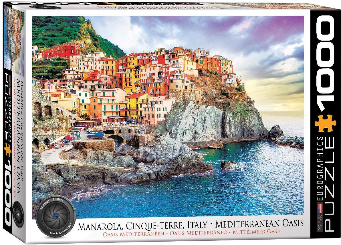 Eurographics Puzzle 1000 Manarola Cinque Terre Italy 6000-0786 -