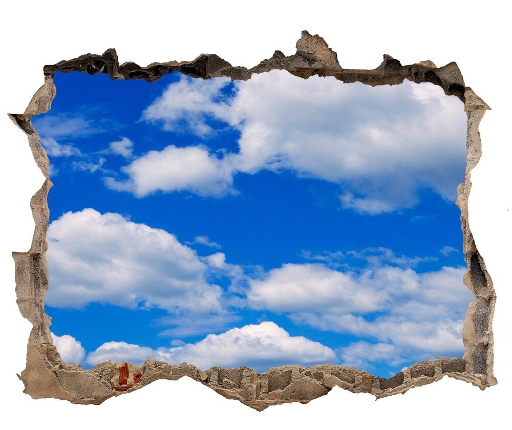 Wallmuralia.pl naklejka fototapeta 3D widok Chmury na niebie