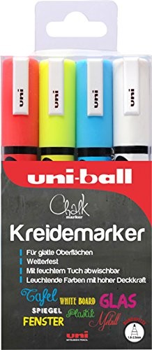 uni-ball Uni-Ball  Chalk marker PWE-5 m, 1.8  2.5 MM 4 szt. 186204
