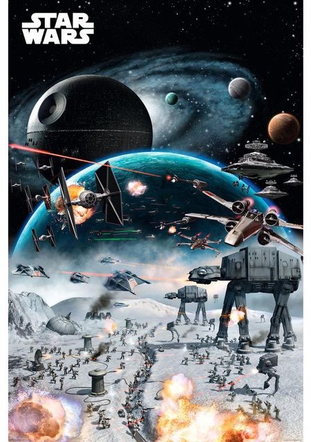 Plakat STAR WARS - BATTLE 61 x 91,5 cm