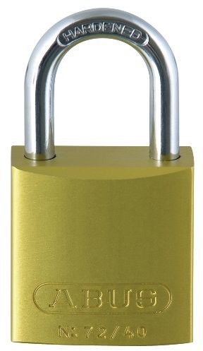 Abus ABUS kłódka aluminiowa, 72/40, żółta, 43603