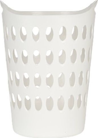 NoName Kosz na pranie Kosz na bieliznę 50 litrów 57x43 cm biały twm_998645