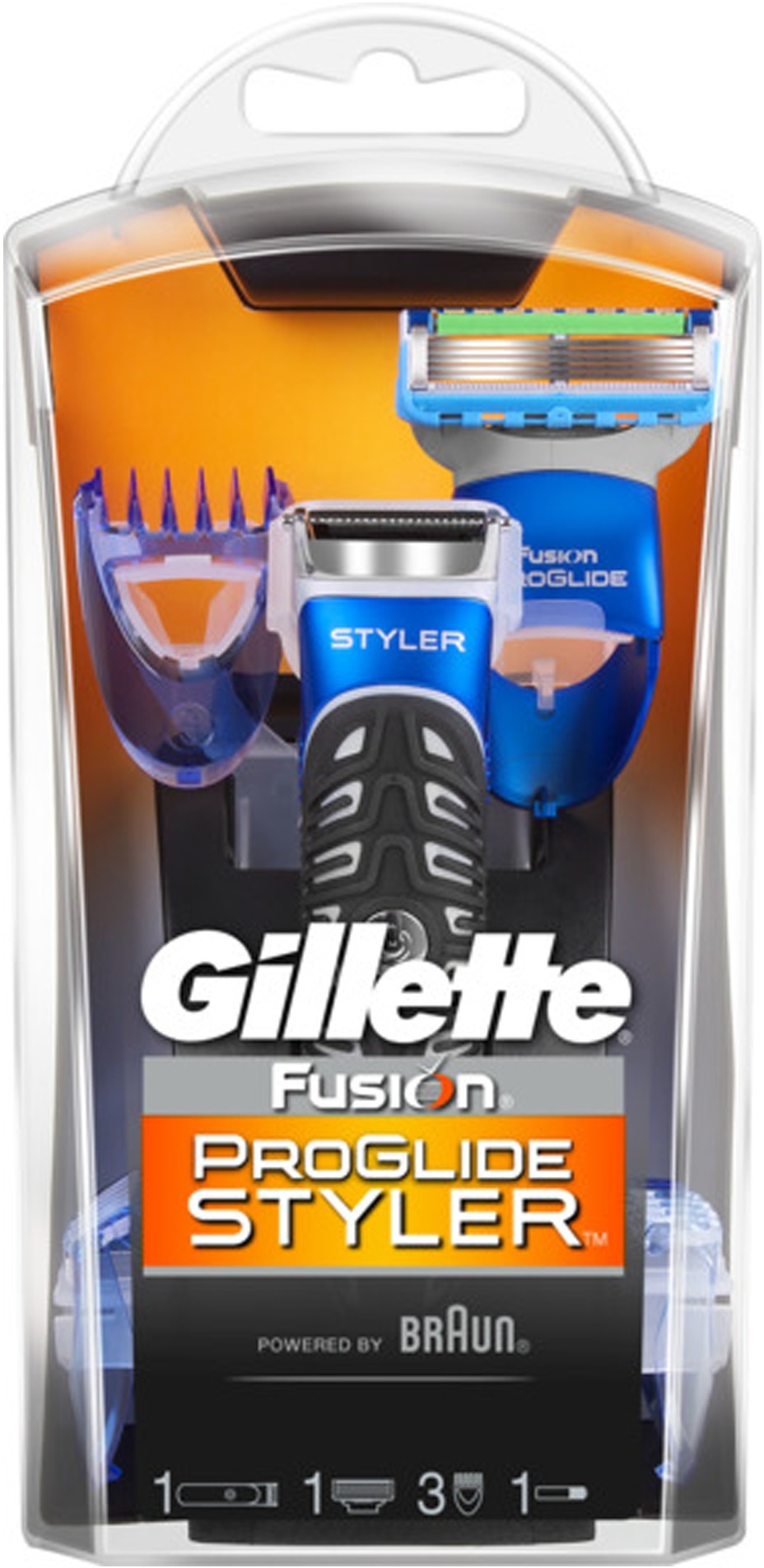 Gillette Fusion ProGlide Maszynka do golenia z trymerem 3w1 1 sztuka