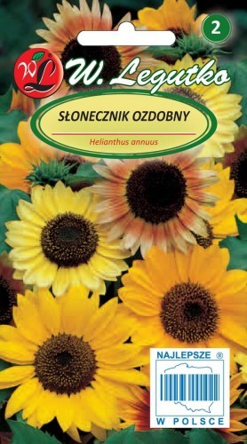 Legutko Słonecznik ozdobny wysoki pojedynczy - mieszanka 5903837170258