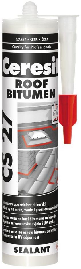 Ceresit Uszczelniacz dekarski bitumiczny CS 27 Czarny 300 ml