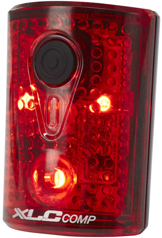 XLC Comp CL-R14 Tylne światło Patelnia, black/red 2021 Lampki tylne na baterie 2500202100