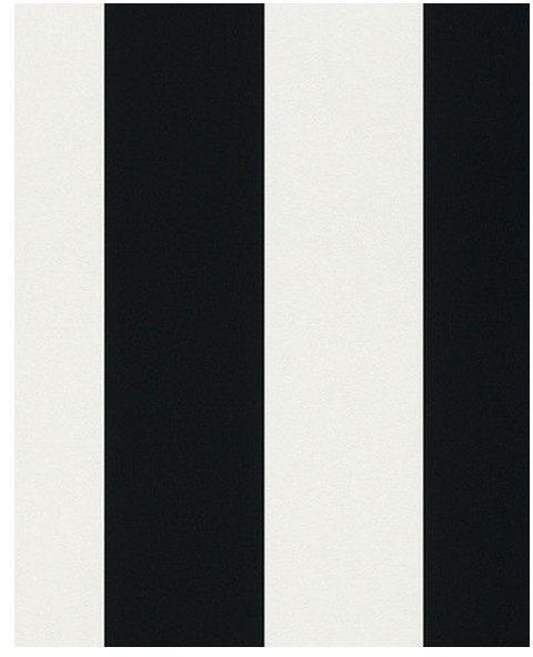 Tapeta papierowa Pasy 10 m czarna 286694
