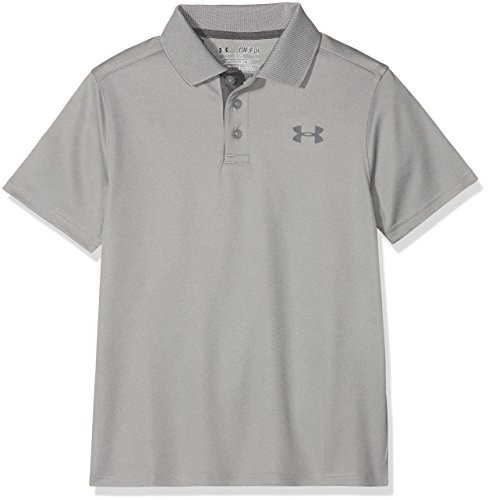 UNDAS:Under Armour Under Armour młodych Performance koszulka polo koszulka z krótkim rękawem, szary 1290341-025