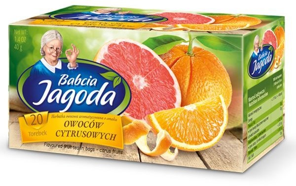 Babcia Jagoda MOKATE Herbata owoce cytrusów EX'20x2 g