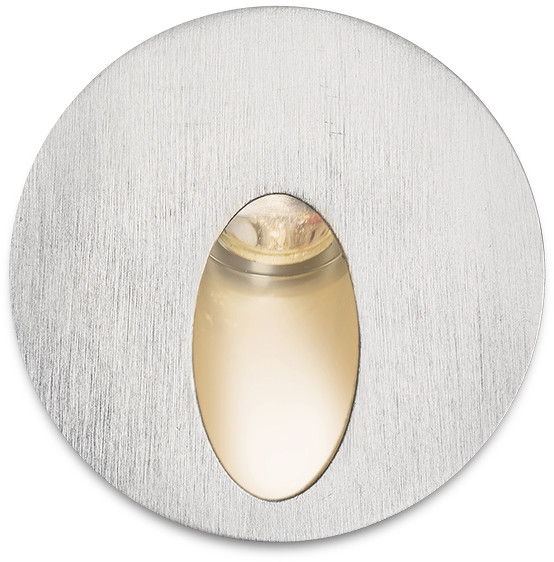 Redlux Oprawa do wbudowania ELICA R alu szczotkowane 230V LED 3W 78 IP54 3000K R12528