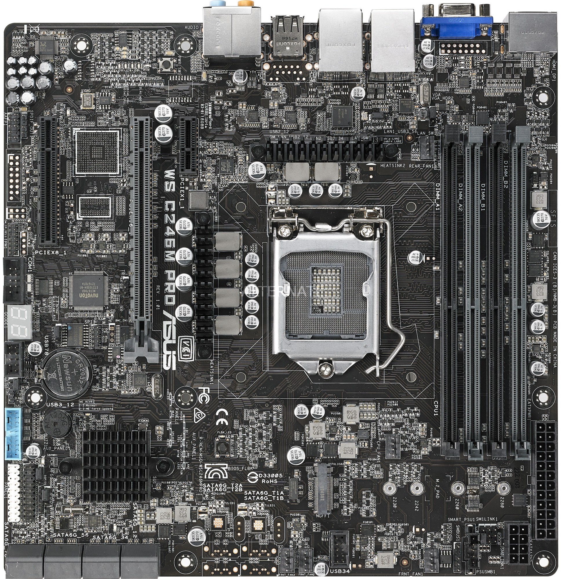 Asus WS C246M PRO płyta główna LGA 1151 (Socket H4) Micro ATX Intel C246