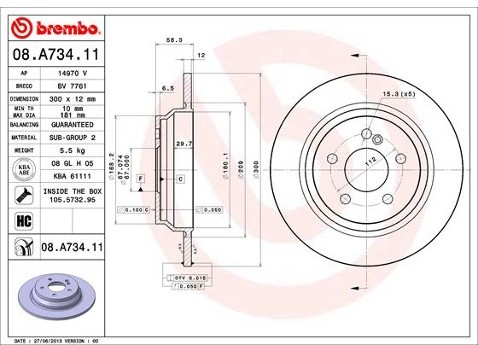 BREMBO 08.A734.11