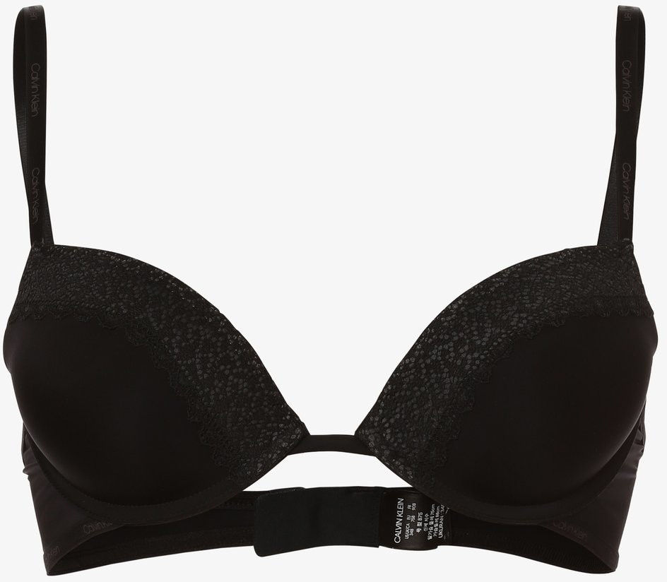 Calvin Klein Damski biustonosz push-up, czarny