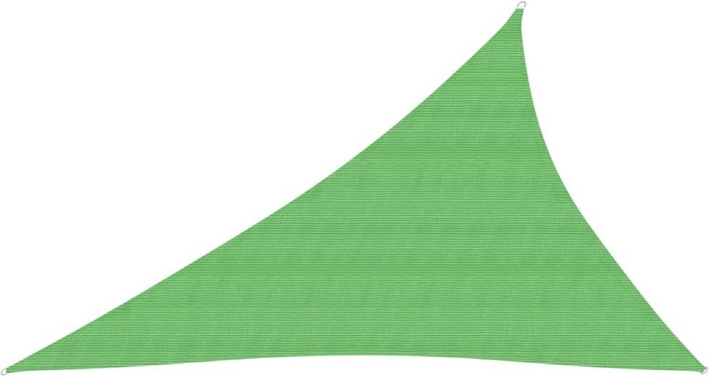 VidaXL Żagiel przeciwsłoneczny, 160 g/m, jasnozielony, 3x4x5 m, HDPE 311311 VidaXL