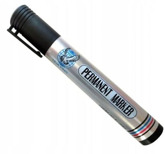 LitigoMeble MARKER PERMANENTNY OKRĄGŁY WODOODPORNY PISAK MOCNY