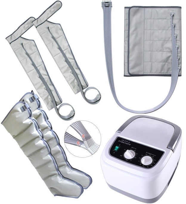 Calissimo PRESOTERAPIA DRENAŻ LIMFATYCZNY MASAŻER CIAŁA 5 cz LIMFA-01-5-SET