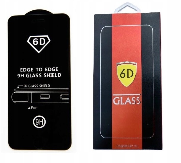 Szkło hartowane 5D 6D 9H iPhone 11 xR czarne Hq