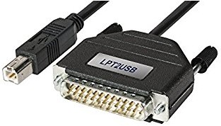 Ak-Nord Secomp kabel przejściowy równoległe zgodnie z USB 25pol Sub-D na USB typ B 1,8 m 12.02.1074