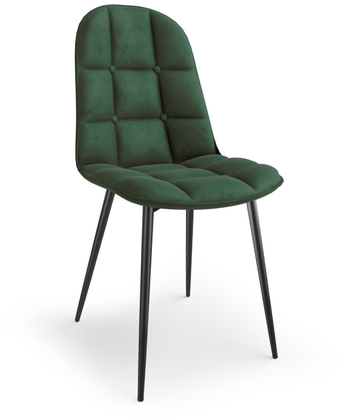 Halmar K417 krzesło ciemny zielony velvet (1p=1szt)
