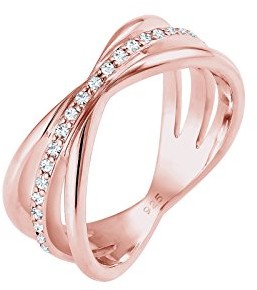 Elli Damski pierścionek Premium do nawijania  srebro 925, srebro, rose 0601181717_52
