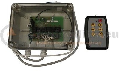 Sterownik radiowy 6 kanałów w obudowie hermetycznej z pilotem RADIO 6K