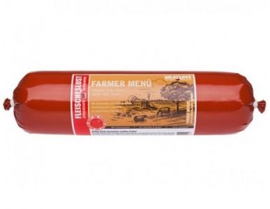MEATLOVE MEATLOVE FARMER MENU KURCZAK JAGNIĘCINA WOŁOWINA 400g dla szczeniąt